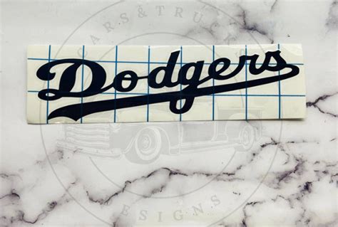 Dodgers Vinyl Decal Stickers, Vinyl Decal - Etsy