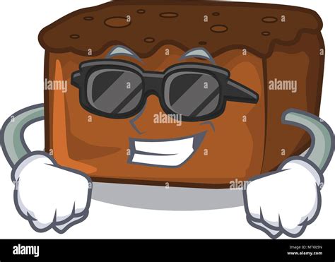 Super Cool Brownies Character Cartoon Style Stock Vector Image And Art