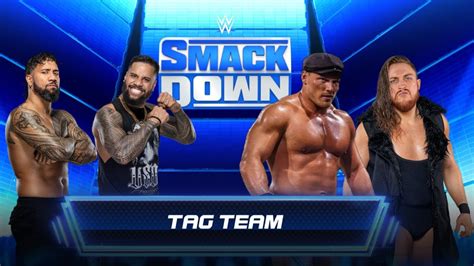 WWE 2K22 The Usos Vs Brawling Brutes Tag Team Match WWE Smackdown