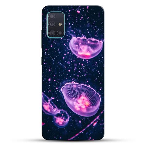 Colorflow Samsung A51 Back Cover Jellyfish Pattern Designer Printed