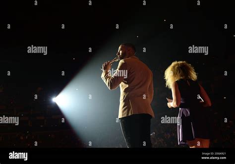 Capital FM Presenters Pandora and Marvin Humes on stage during the ...