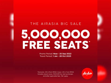 Airasia Five Million Free Seats