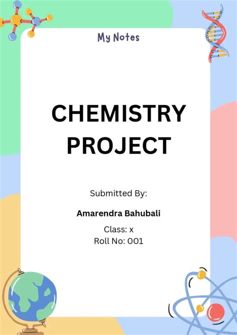 Discover more than 132 chemistry project front page decoration latest ...