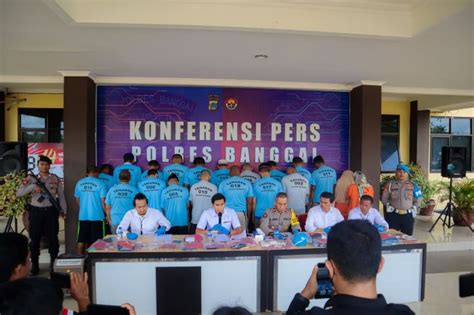 Polres Banggai Ungkap 18 Kasus Narkoba Selama Januari 2024