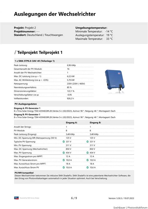 Kaufberatung SMA STP6 0 3AV 40 Oder SMA STP8 0 3AV 40 Wechselrichter