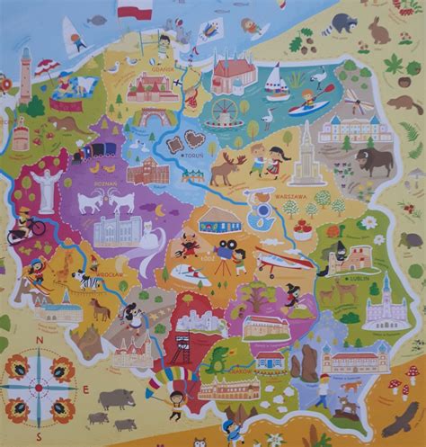 Potwory Do Szafy Gra Mapa Polski Puzzle Czuczu Wilczyce OLX Pl