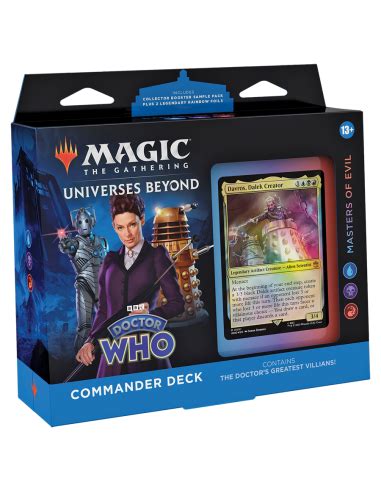 Universes Beyond Doctor Who Masters Of Evil Mtg Commander Deck