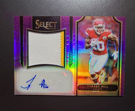 Yahoo オークション 2016 Panini SELECT Tyreek Hill Purple Prizm J