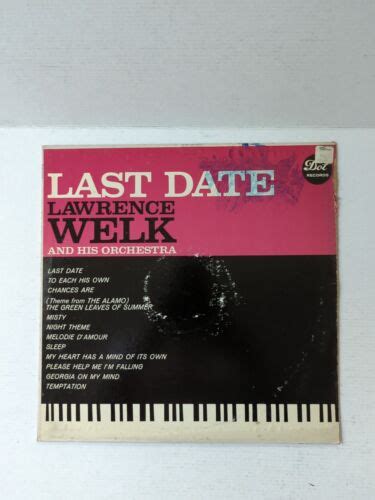 Lawrence Welk And His Orchestra Last Date Vinyl Dot Records Dlp