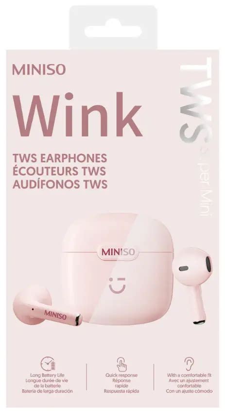 Miniso W Wink Series Tws Bluetooth Earphones User Manual