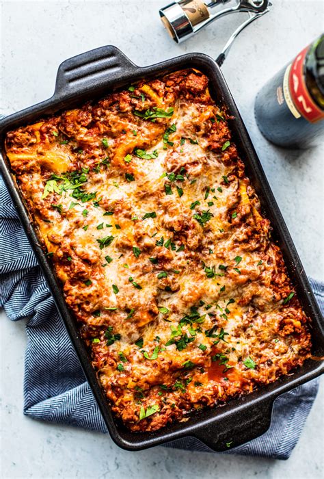 Delicious Lasagna With Ground Turkey Meat Sauce Killing Thyme