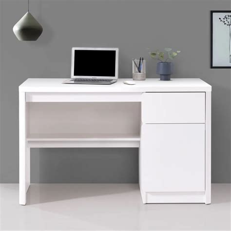 FLX office table, study desk, 120cm white - Styla