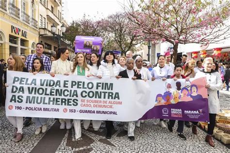 Cidades Do Paraná Realizam Caminhada De Combate Ao Feminicídio Na