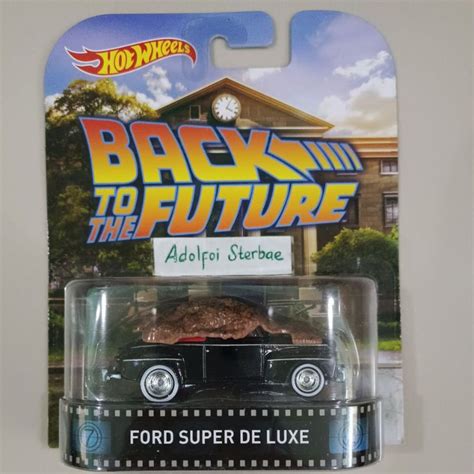 Jual Hotwheel Hot Wheels Premium Ford Super De Luxe Deluxe Edisi Back To The Future Real Riders