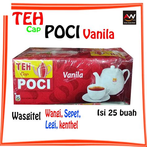 Jual TEH POCI CELUP VANILA TEH CAP POCI Shopee Indonesia