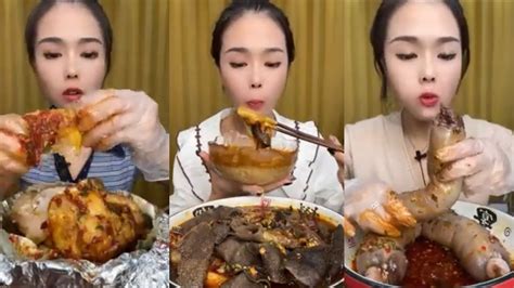 Asmr Mukbang Eating Show Chinese Tiktok Cute Girl Eating Show Youtube