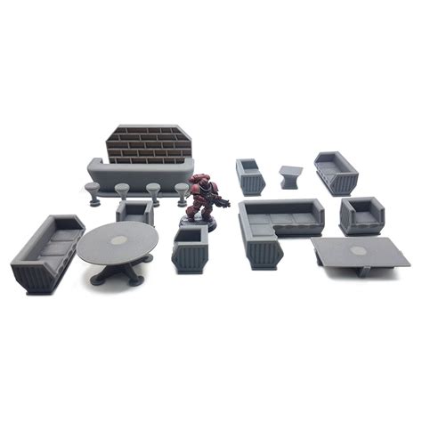 Canteen Mess Hall Mm Sci Fi Legion Wargaming Objective Tabletop War