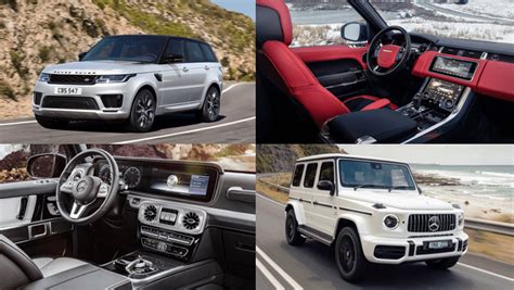 Luxury Suv Mercedes Benz G Class Vs Land Rover Range Rover Sport