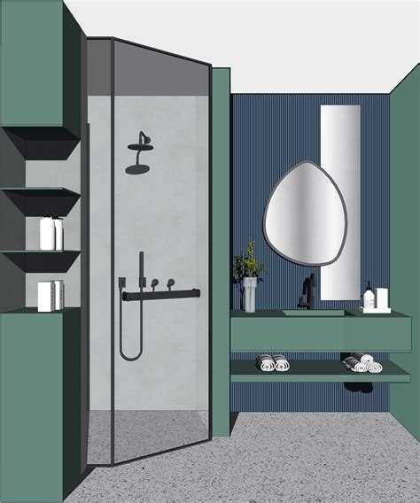 23 Sets Of Bathroom Sketchup Model Interior Design 3d Model Cgtrader