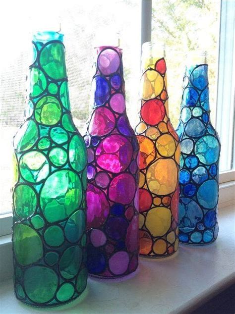 Reciclaje Ideas Para Decorar Botellas De Cristal O De Vidrio