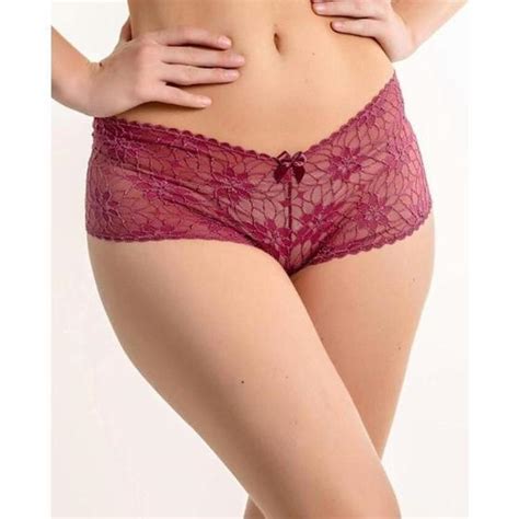 Kit Calcinha Caleçon De Renda Short Boxe Calesson Calsinha Feminina Lingerie Ester