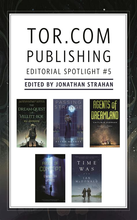 Tor Publishing Editorial Spotlight Tor Publishing Group