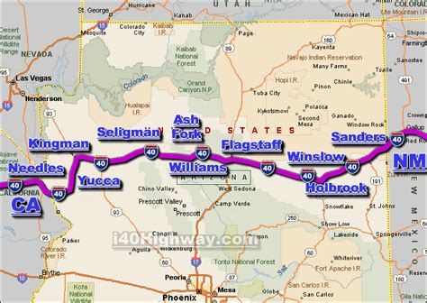 Map Of I 40 Through New Mexico – Get Map Update