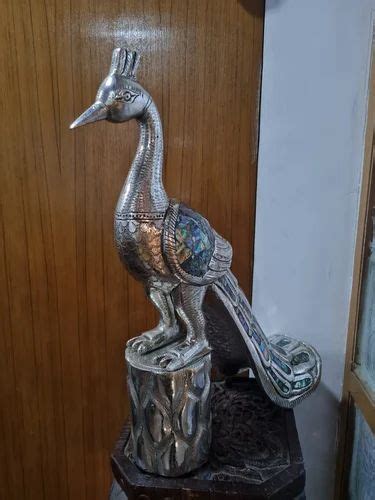 Silver Peacock Statue At Best Price In Udaipur By Hemkunt Handicrafts Id 2853060656533