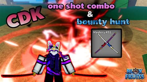 CDKone Shot Combos Bounty Hunt Blox Fruits YouTube