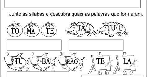 Família Silábica Do T Para Imprimir