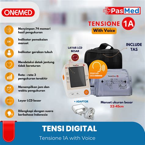 Tensimeter Digital TensiOne Onemed Alat Ukur Tekanan Darah Tensi