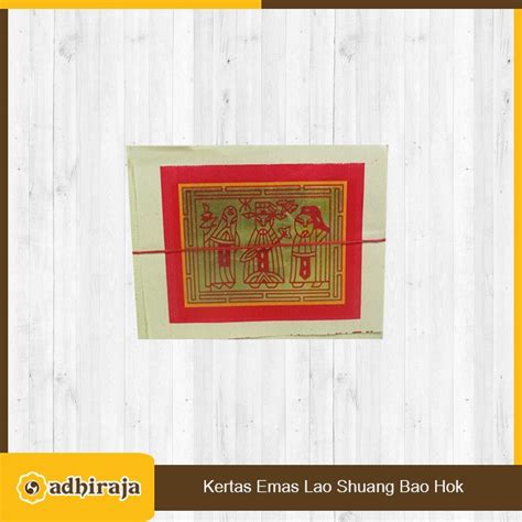 Kertas Sembahyang Kim Cua Emas Lao Shuang Bao Hok Lazada Indonesia