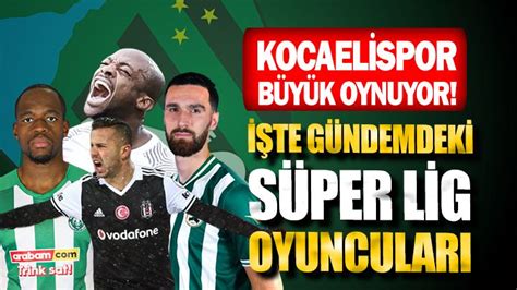 Kocaelispor Transferde G Z N S Per Lig E Dikti Bug N Kocaeli Gazetesi