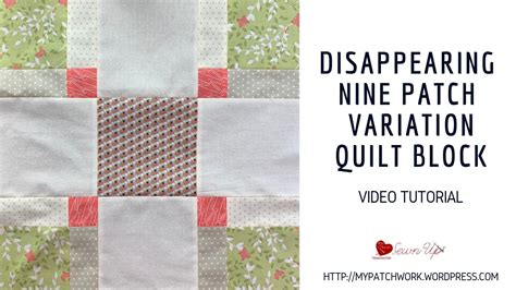 Double Disappearing Nine Patch Quilt Block Sewn Up