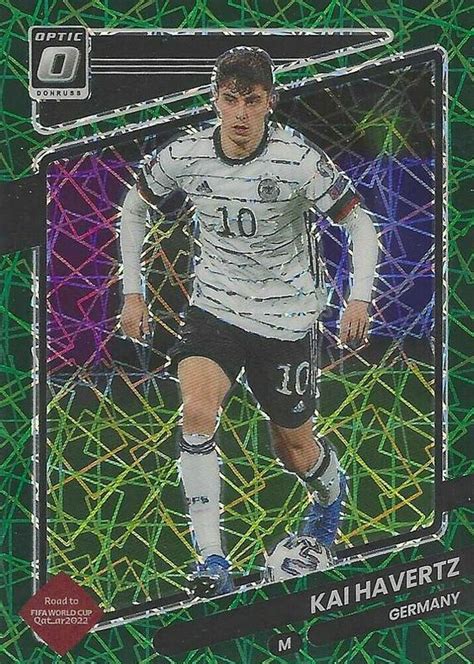 Kai Havertz 2021 Donruss 67 Optic Green Velocity Price Guide