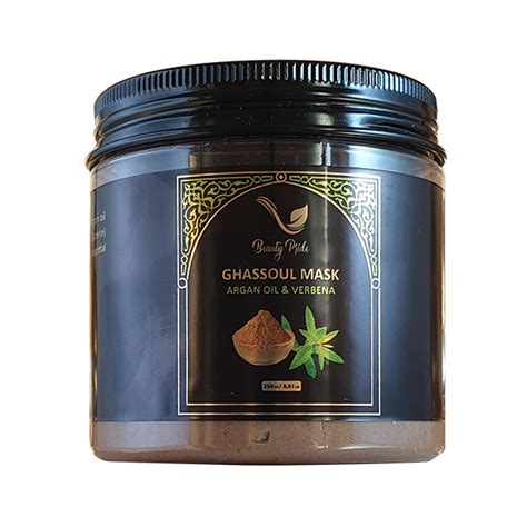 Ghassoul Mask Argan Oil Verbena Beauty Pride Organic And Natural