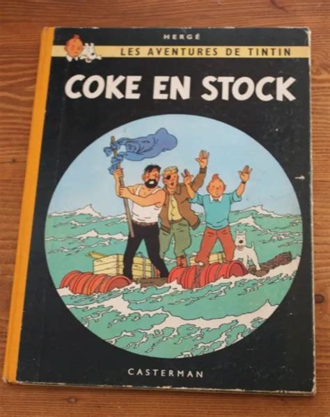 LES AVENTURES DE Tintin Coke en Stock Hergé CASTERMAN B31