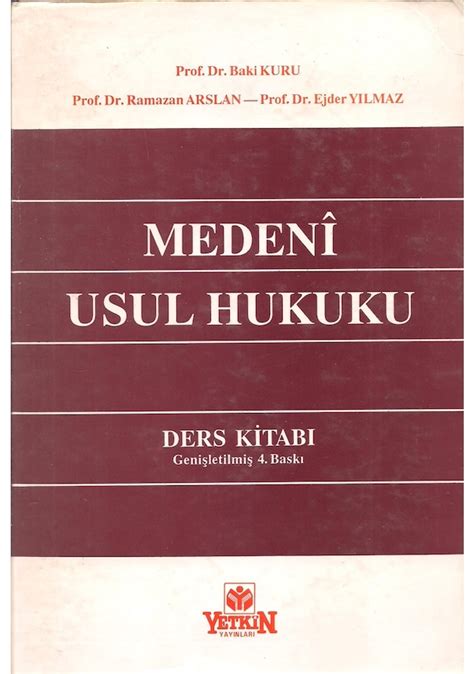 Medeni Usul Hukuku Ders Kitabı İmzalı Fiyatları ve Özellikleri