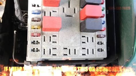 Fiat Punto Grande 2006 Fuse Box Diagram