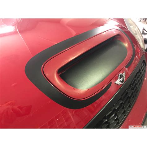 Mini Cooper Hood Scoop Graphic Inner Accent Graphic Sticker Gen2 R55