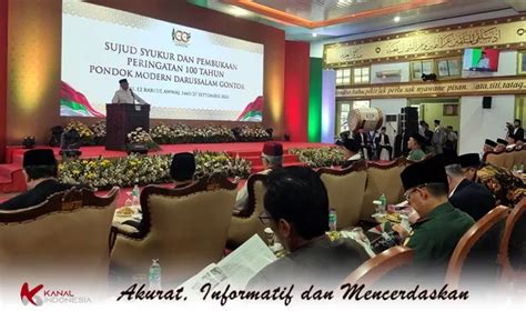 Petinggi Nu Dan Muhamadiyah Hadiri Kick Off Tahun Pondok Gontor