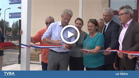 TVBA Le Teich inaugure le Pôle d Echange Multimodal de la gare