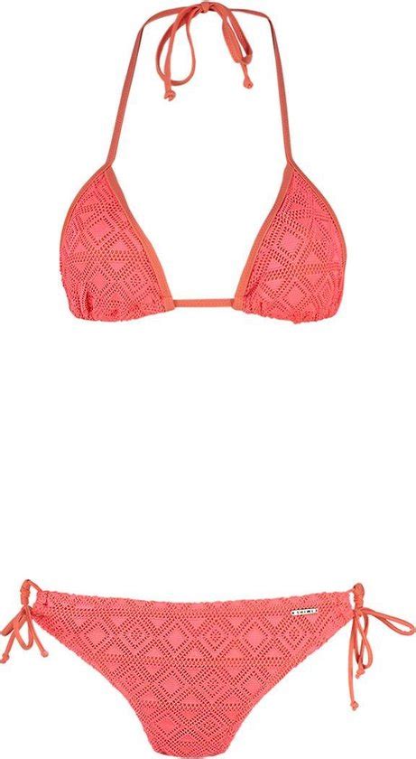 Shiwi Triangel Bikini Fluor Oranje Xs Bol