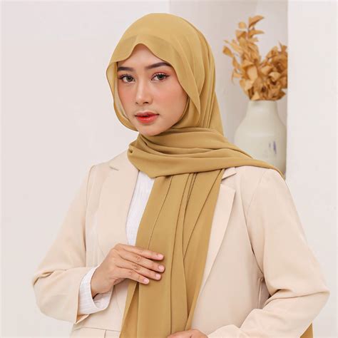 Jual Hijaberies Daily Pashmina Ceruty Babydoll Pashmina Effortless