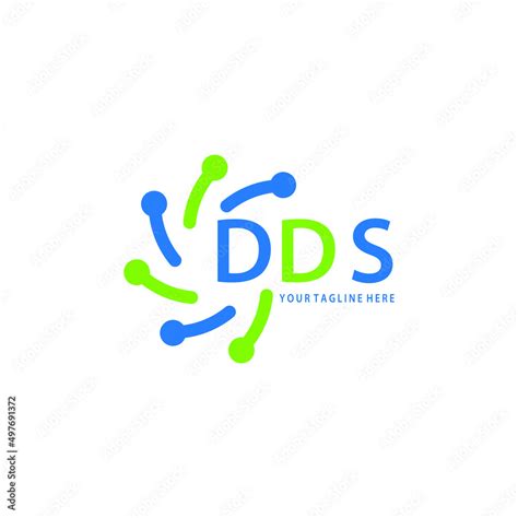 Dds Logo Design Initial Creative Letter On White Background Dds Vector