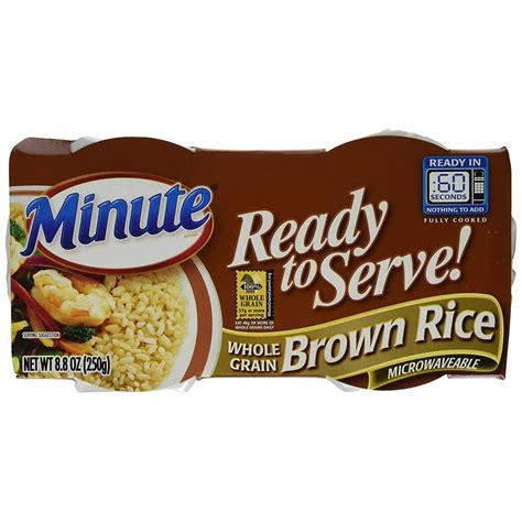 Minute Ready To Serve Brown Rice Quick And Easy Rice Cups 4 4 Oz 2 Ct