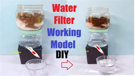 Water Purification Filter Working Model Science Project Diy