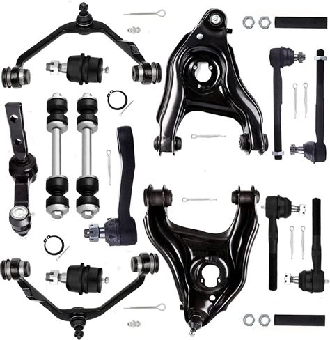 Amazon AMFULL New 16 PC 2WD Front Lower Upper Control Arm W Ball