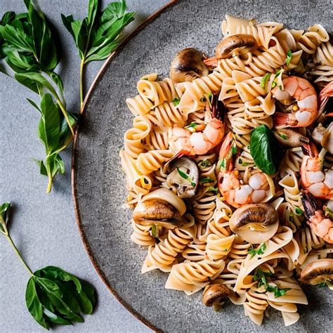 Pasta Met Champignons En Garnalen Jumbo