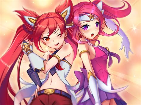 Star Guardian Jinx Lux Wallpapers Fan Arts League Of Legends